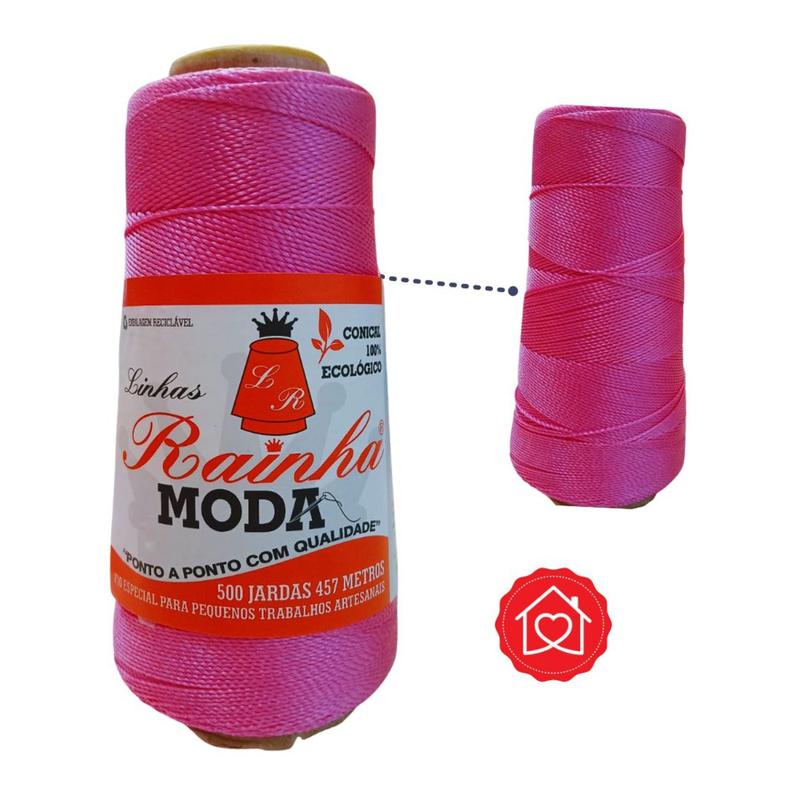 Linha de Crochê Polipropileno Rainha Moda 457 m - Linha de Crochê